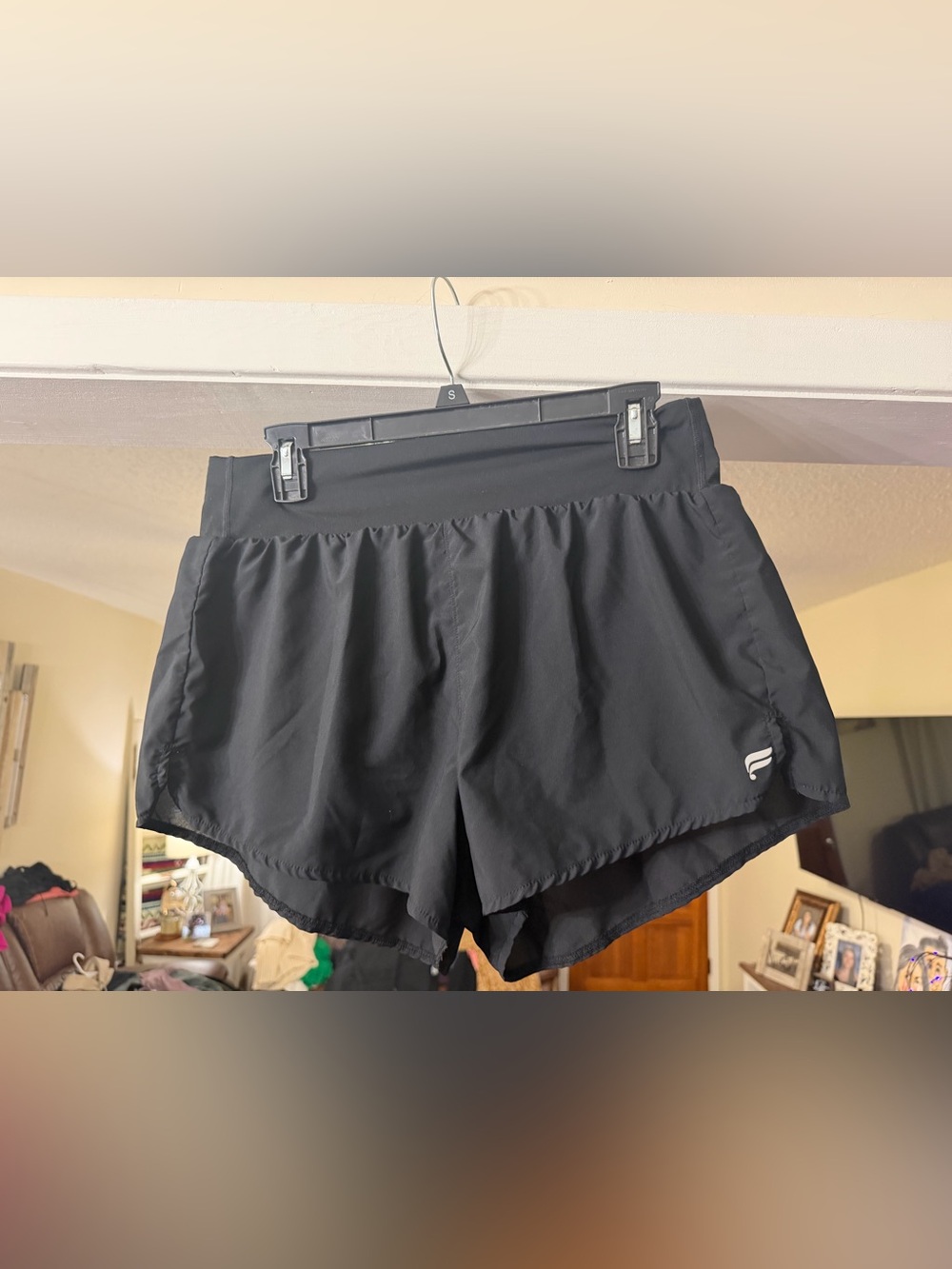 Fabletics Black Lined Running Athletic Shorts Size Small 🖤
